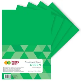arkusze-piankowe-dekoracyjne-ozdobne-happy-color-blok-folia-a4-5ark-zielony
