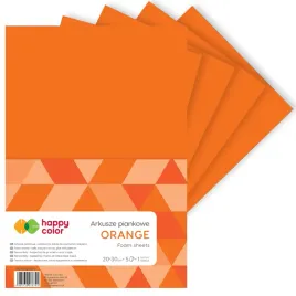 arkusze-piankowe-dekoracyjne-ozdobne-happy-color-blok-folia-a4-pomaranczowy