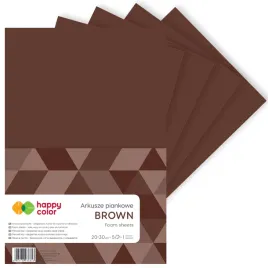 arkusze-piankowe-dekoracyjne-ozdobne-happy-color-blok-folia-a4-5ark-brazowy