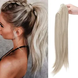 przedluzenie-wlosow-w-kucyk-z-klipsem-syntetycznym-45-cm-blond-bielony