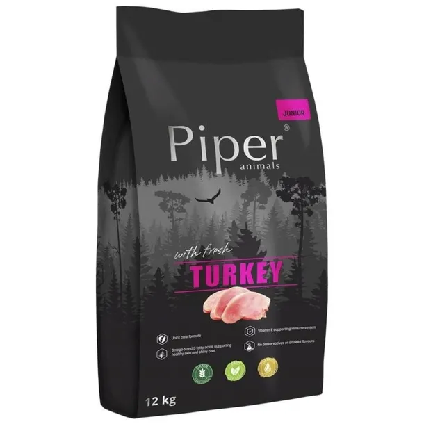 DOLINA NOTECI Sucha karma dla szczeniąt Piper Junior z indykiem 12kg