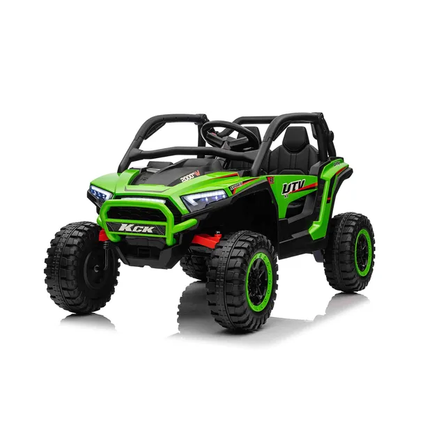 Auto Pojazd Na Akumulator 24V Buggy 4x4 KCK 4x70W MP3 LED Skóra Pilot EVA