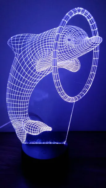 lampka-led-3d-delfin-prezent-gratis-stan-nowy-marka-inny