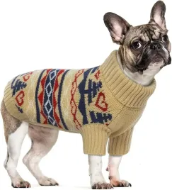 sweter-dla-psa-swiateczny-s-khaki-cieply-golf-boze-narodzenie