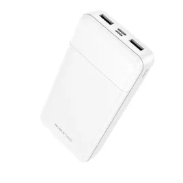 borofone-power-bank-20000mah-bj88a-clever-2xusb-bialy
