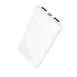 borofone-power-bank-10000mah-bj88-clever-2xusb-bialy