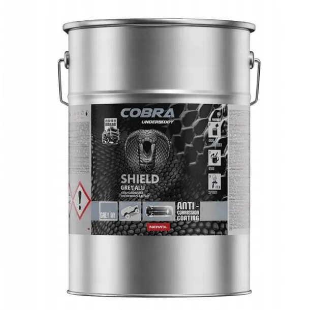 Novol COBRA UNDERBODY SHIELD 4l+utwardzacz Szary