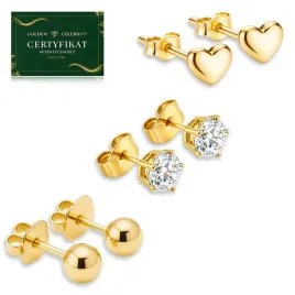 kolczyki-ze-stali-chirurgicznej-kuleczki-serca-diamenciki-zestaw-3-par