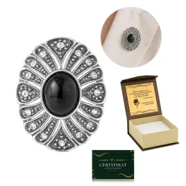 elegancka-srebrna-broszka-rozeta-noc-kairu-srebro-proby-925-grawer