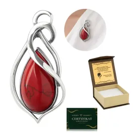 broszka-srebrna-925-czerwony-kamien-koral-elegancka-nowoczesna-grawer
