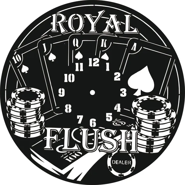 zegar-scienny-plyta-winylowa-poker-stan-nowy