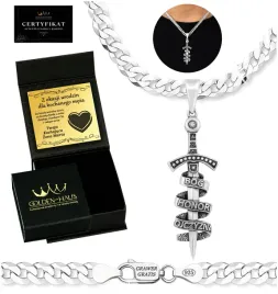 srebrny-meski-lancuszek-pancerka-zawieszka-szczerbiec-pr-925-na-prezent