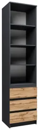 regal-biurowy-otwarty-cr3-stya-1-grafit-wotan-szafka-4-polki-3-szuflady