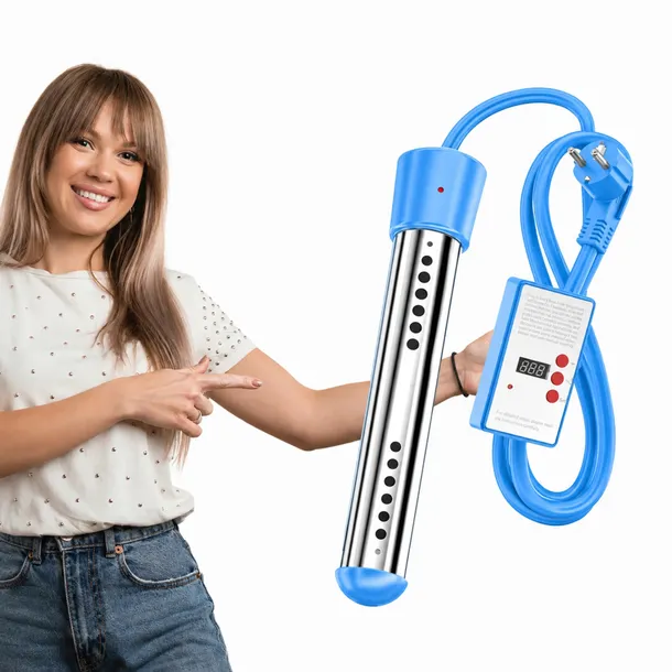 Grzałka ZANURZENIOWA 3000w elektryczna do Basenu wody do wanny z Timerem