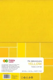 filc-dekoracyjny-zolty-10ark-15mm-20x30cm-happy-color