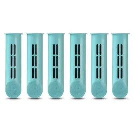 6-filtrow-do-butelki-filtrujacej-dafi-soft-i-solid-turkusowe-wklady-weglowe
