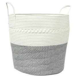 kosz-do-przechowywania-bawelniany-szaro-bialy-43x38-cm