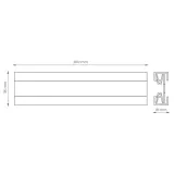 system-szynowy-dpm-szyna-2m-1f-biala-x-line-zasilanie-sieciowe