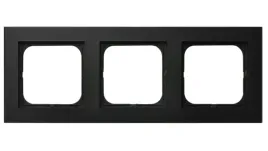 ramka-3-krotna-tworzywo-poliweglan-sonata-czarny-matowy-ospel