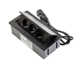gniazdo-meblowe-wpuszczane-prostokat-3xgn-z-u-kabel-zasilajacy-z-wtyczka-1