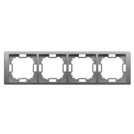 basic-modul-neos-inox-ramka-4-krotna-uniwersalna