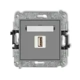 gniazdo-scienne-usb-1x-karlik-mini-szary-mat-5v-2a