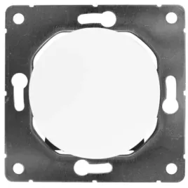 electromalt-oval-modul-bialy-lacznik-pojedynczy