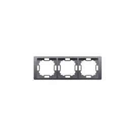ramka-x3-uniwers-simon-basic-modul-neos-srebrny