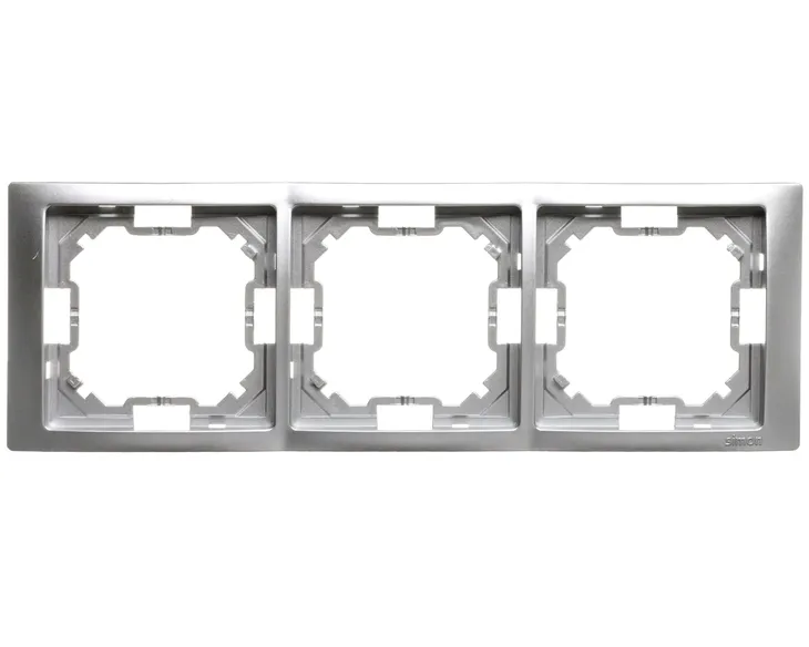 ramka-x3-uniwers-simon-basic-modul-neos-srebrny-liczba-gniazdek-3-szt