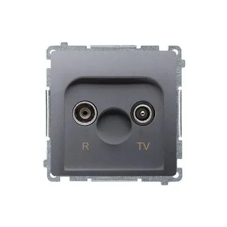 gniazdo-anten-rtv-przelot-simon-basic-modul-inox-stan-nowy
