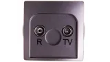 gniazdo-anten-rtv-przelot-simon-basic-modul-inox-liczba-gniazdek-2-szt