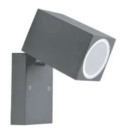 lampa-elewacyjna-jednokierunkowa-gu10-kwadrat-szary-regulacja