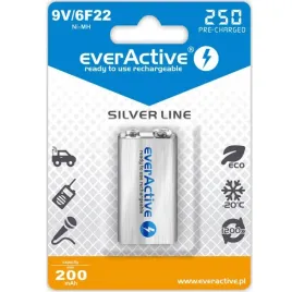 akumulator-9v-ni-mh-250mah-6f22-silverline-everactive-1-szt