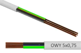 przewod-omy-5x075-linka-okragla-biala-h03vv-f-1-metr