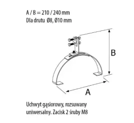 odgr-uchwyt-gasiorowy-rozsuwany-uniwersalny-zacisk-przez-srube-oc-ogniowy