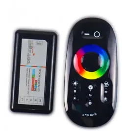 kontroler-led-zestaw-rgbw-radiowy-12-24v-8a-pilot-dotykowy-czarny-ecolight