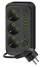 przedluzacz-4xusb-a-1xusb-c-15m-wylacznik-czarny-3-gniazda