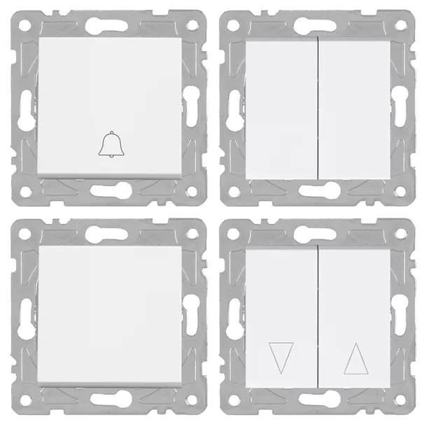 ramka-pojedyncza-biala-quad-electromalt-kolor-bialy