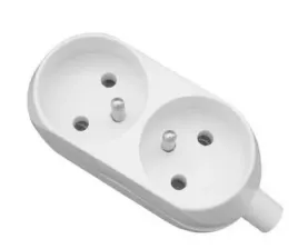 gniazdo-przenosne-2gn-z-uziemieniem-biale-16a-250v-plastrol-gn-270