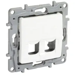 niloe-niloe-selection-gniazdo-2xkeystone-bez-modulow-biale-nilo2-legrand