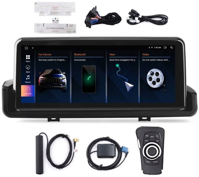 RADIO NAWIGACJA MONITOR ANDROID BMW 3er E90 E91 E92 2/32 GB CARPLAY LTE