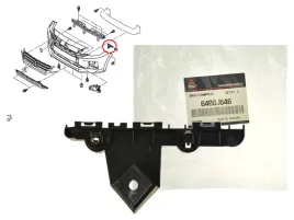 slizg-mocowanie-zderzaka-prawy-przod-6400j646-oe-mitsubishi-space-star-19-