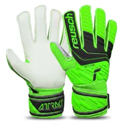 rekawice-bramkarskie-reusch-junior-attrakt-solid-zielone-rozm-7