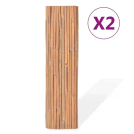 vidaxl-panele-ogrodzeniowe-z-bambusa-2-szt-100x400-cm