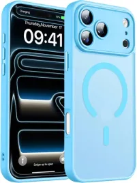 oureidoo-etui-magsafe-do-iphone-17-pro-ochrona-aparatu-jasny-niebieski