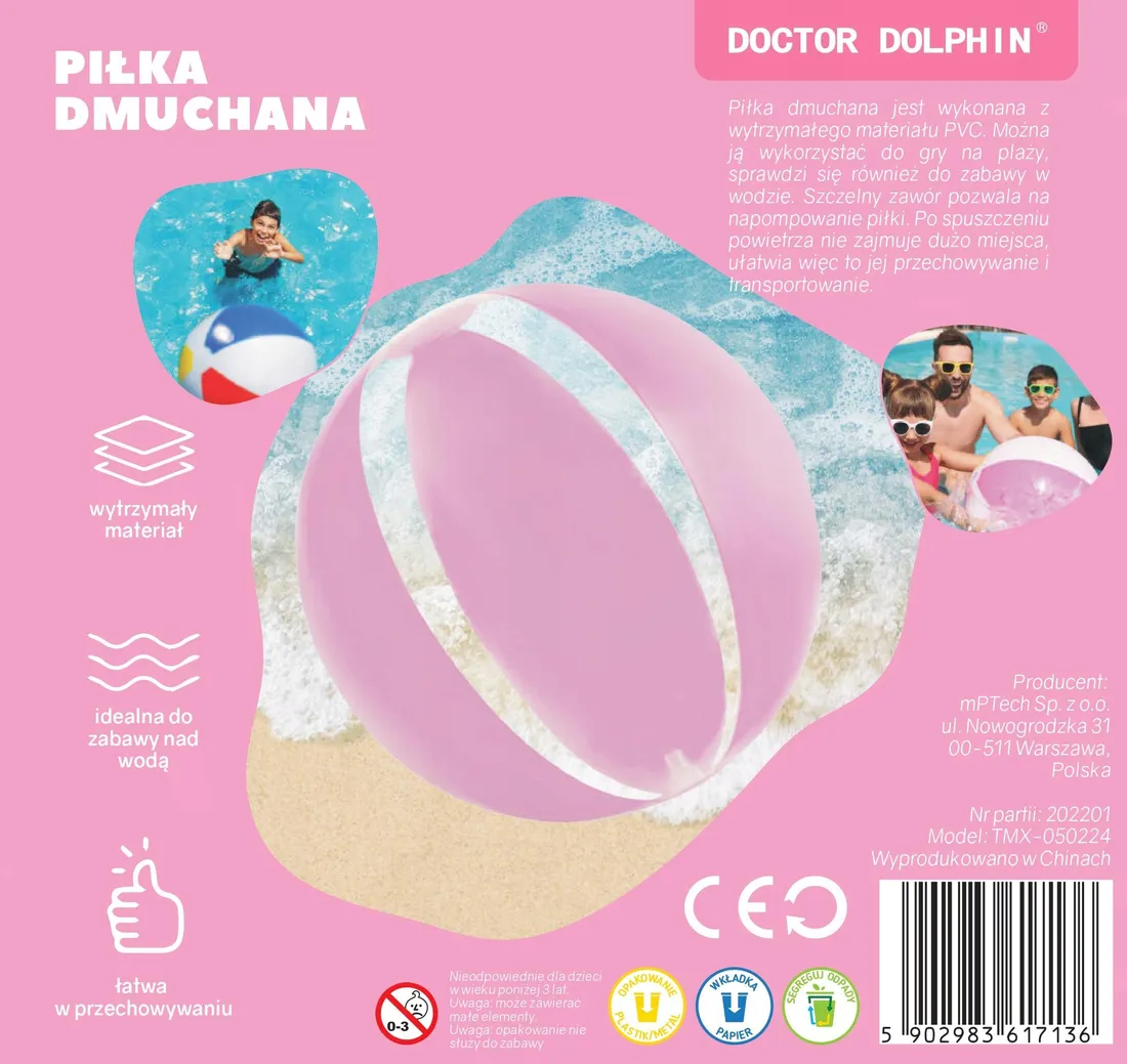 pilka-dmuchana-rozowa