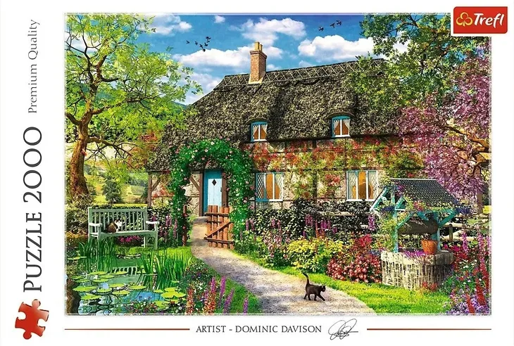 puzzle-2000-wiejska-chatka-trefl-27122-kolekcja-premium-quality