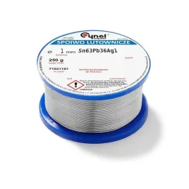 cyna-lutownicza-sn63pb36ag1-1mm-250g-025kg-cynel-professional-pol