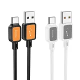 kabel-usb-a-do-usb-c-hoco-3a-1-m-x108-bialy-kolor-bialy