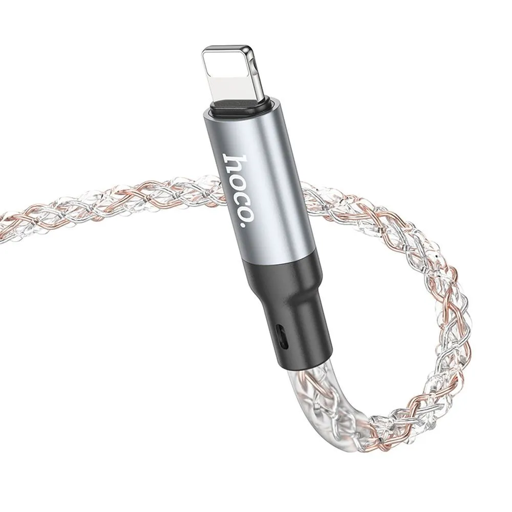 kabel-usb-a-do-lightning-hoco-24a-1-m-u112-szary